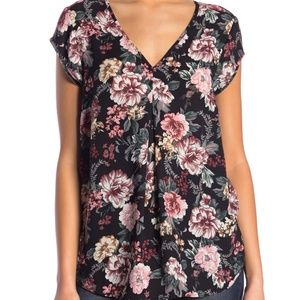 Halogen double v-neck top